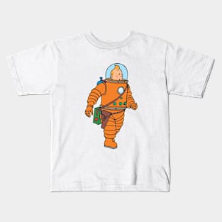 Adventures tintin exporers on the moon Kids T-Shirt